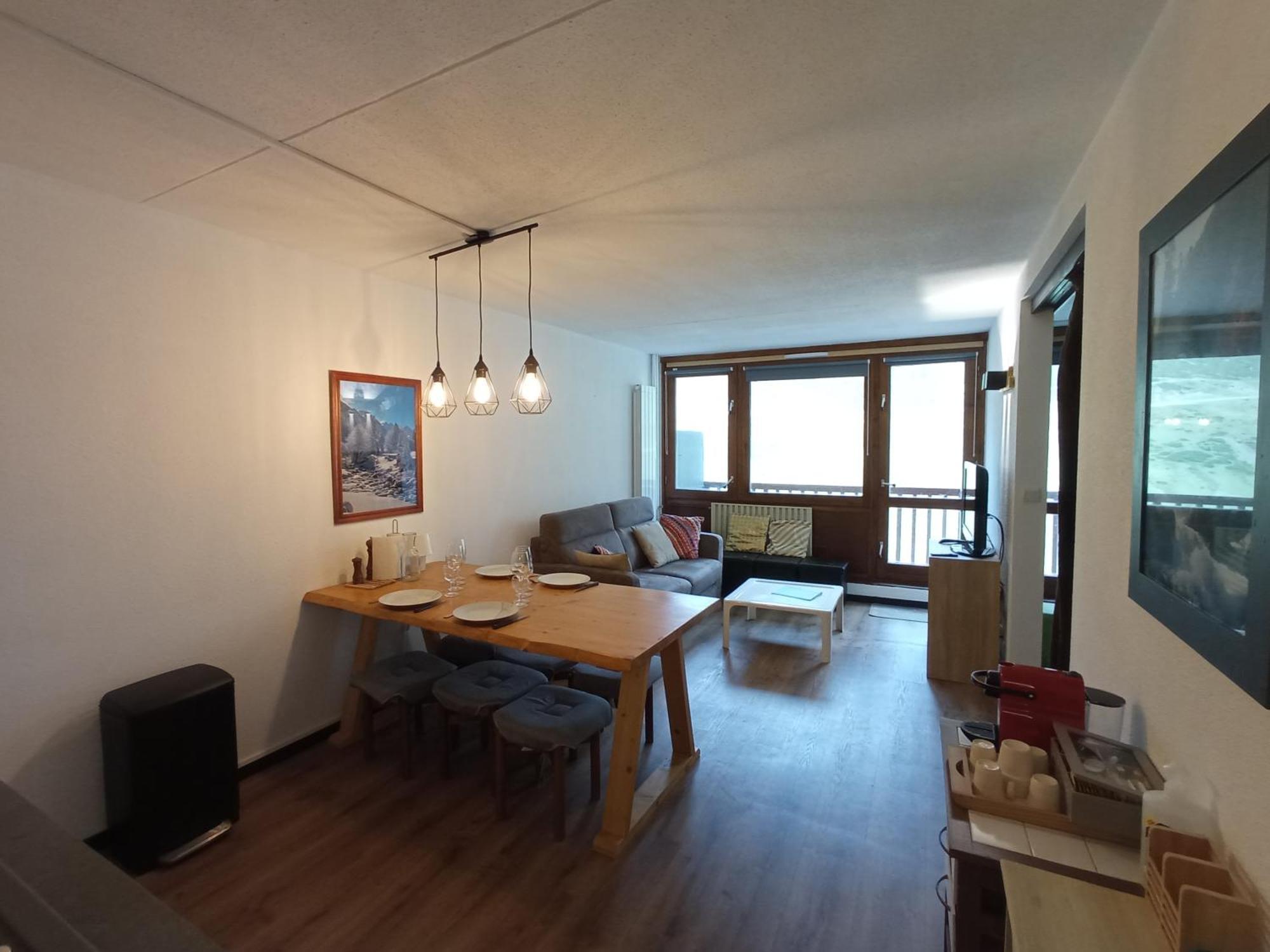 Superbe Appartement Vue Panoramique Pied Des Pistes La Mongie Bagian luar foto